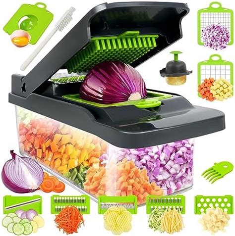 Amazon Vegetable Chopper Pro Onion Chopper 15 In 1