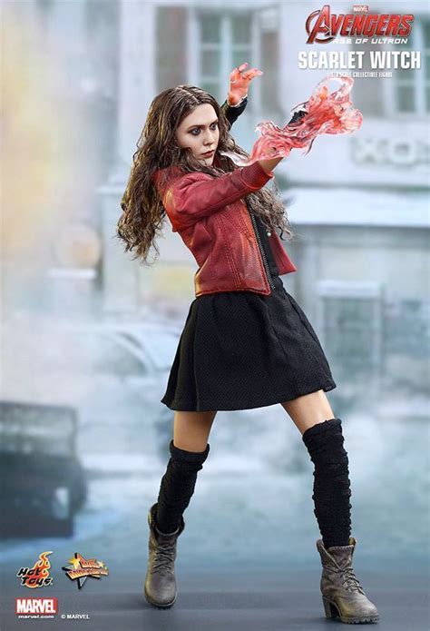 Feiticeira Escarlate Elizabeth Olsen Em Vingadores Era De Ultron Action Figure Perfeita Hot