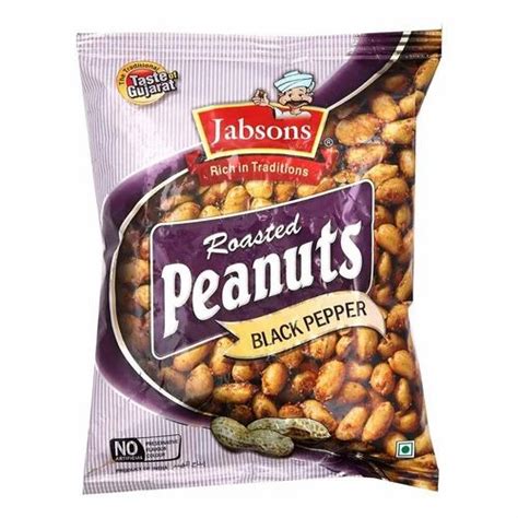 Jabsons Black Pepper Roasted Peanut Packaging Size 140g Packaging