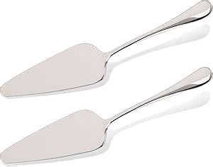 KSENDALO Pie Servers Set Of 2 Stainless Steel Dessert Pastry Pie Cake