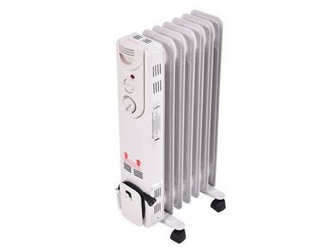 Costway 1500W Electric Oil Filled Radiator Space Heater 5 Fin