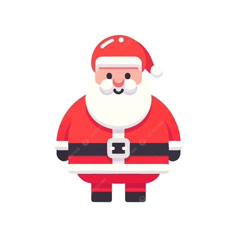 Ector Featuring A Cute Chubby Santa Claus Vector Santa Claus Santa