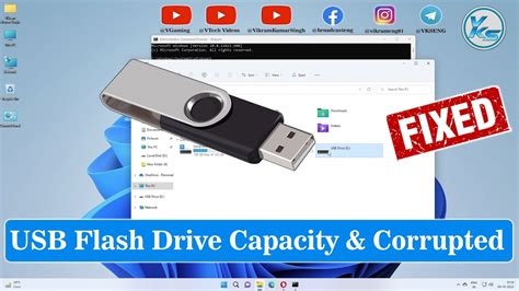 How To Restore Usb Flash Drive To Full Capacity Fix Corrupted Usb