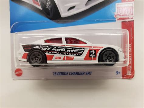 Hot Wheels Dodge Charger SRT White HW First Response Perfect Birthday Gift Miniature Collectable