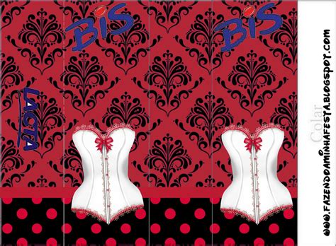 Kit Completo Ch De Lingerie Vermelho E Preto Arabesco