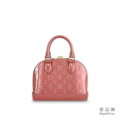 路易威登 Lv光亮monogram Vernis Alma Bb 手袋vieux Rose M94769 奢品网包包腕表之家