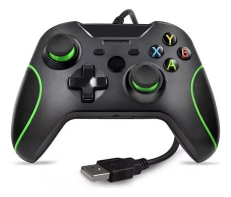 Controle Xbox One Joystick Manete Fio Pc Gamer Usb 2 0