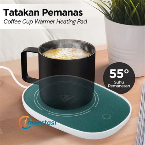 Jual Tatakan Pemanas Listrik Warmer Heating Pad Gelas Kopi Teh Susu