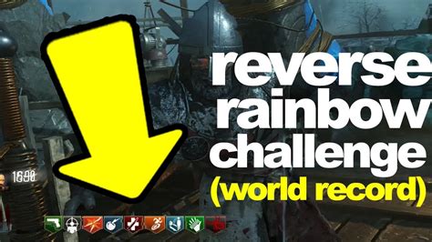 World Record Origins Reverse Rainbow Challenge Black Ops 3 Zombies