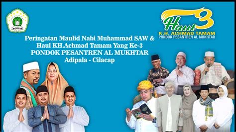 Pembacaan Maulid Simtudduror Bersama Habib Ali Al Munawar Gus Ma Ruf