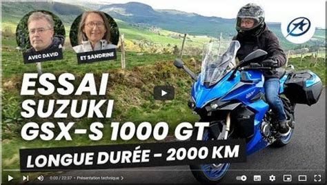 SUZUKI GSX S 1000 et GT 2022 les essais vidéo du Repaire des