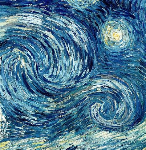 Detail Of Vincent Van Goghs Starry Night 1889 1quilting Landscape