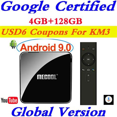 Google Certified Androidtv Mecool Km Tv Box Android Gb Ram