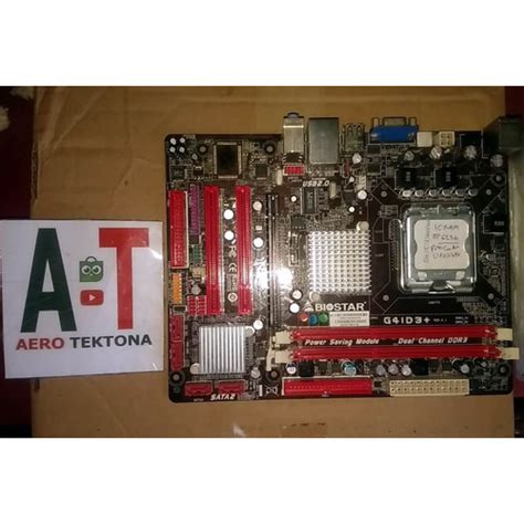 Jual MOTHERBOARD BIOSTAR G41 LGA775 DDR3 | G41D3+ : SERVICE & REPAIR ...
