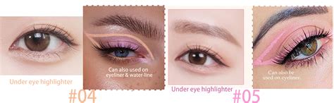 Amazon Nobeka Pc Dual Ended Highlighter Makeup Pen Glitter Matte Nude Eyeliner