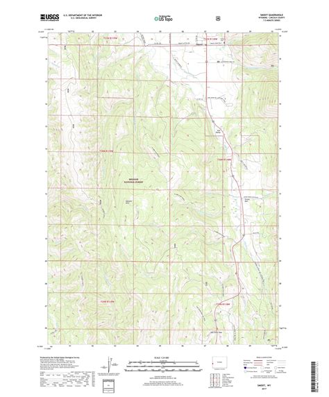 Mytopo Smoot Wyoming Usgs Quad Topo Map