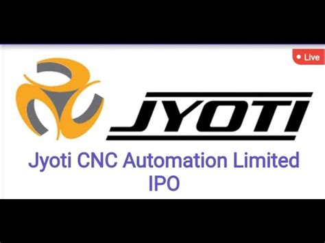 Jyoti Cnc Automation Limited Ipo Ll Dd Ll Sherbzar Ll New Ipo Ll Gre