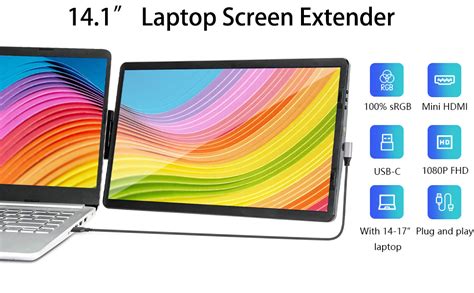 Amazon ZTGD 14 1 Laptop Screen Extender 1920 X 1080FHD IPS