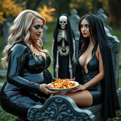 Exquisite Curves Stunning Blonde In Latex