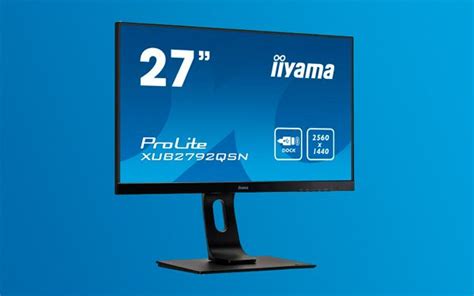 Test Iiyama Xub Qsn B Office Monitor Mit Usb C Dock Prad De