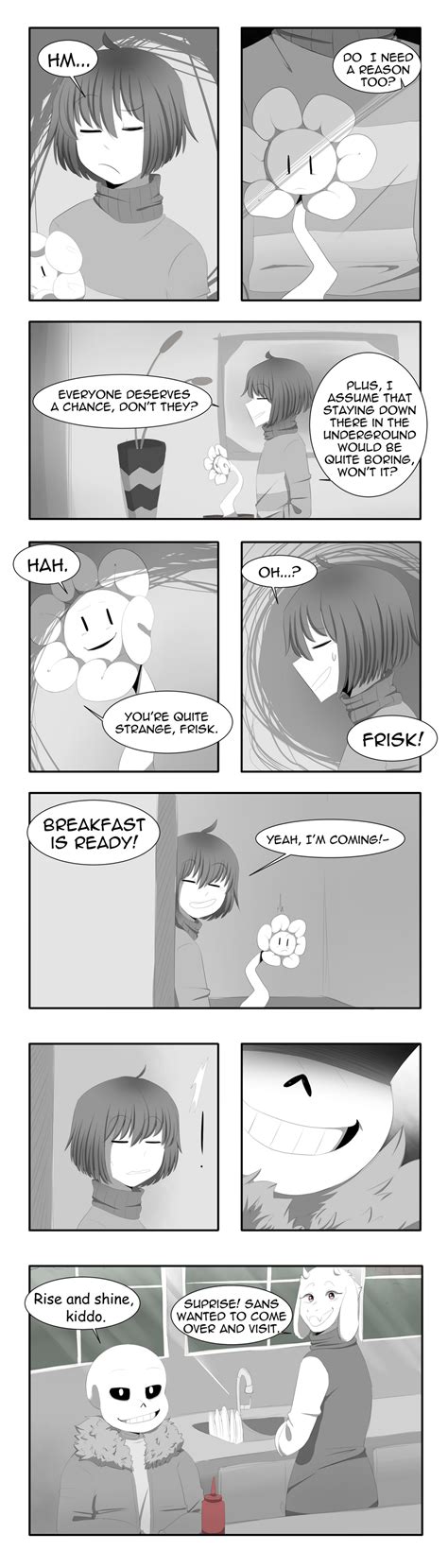 Frisk and Chara - Ch 4: Pg 7 by ArtisticAnimal101 on DeviantArt