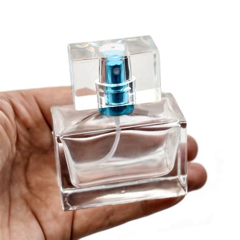 Perfume Atomizer Bottle Refillable Square Perfume Spray Bottle 30 Ml