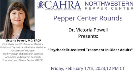 Northwestern Pepper Center Rounds Victoria Powell MD FACP YouTube