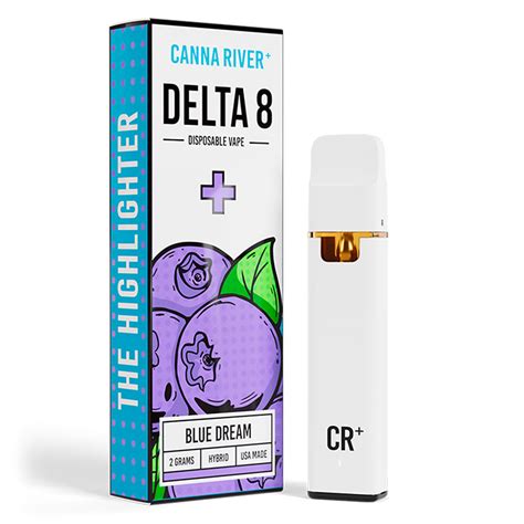 Highlighter Delta 8 Thc Vape Pen Blue Dream 2g Canna River