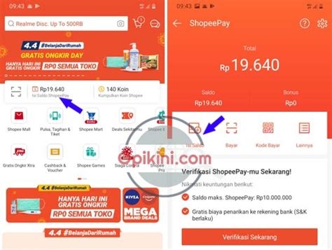 Cara Isi Saldo Shopeepay Di Indomaret Dan Alfamart Serta Melalui