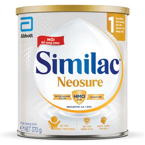 Sữa Similac Neosure 370g (0-12 tháng)
