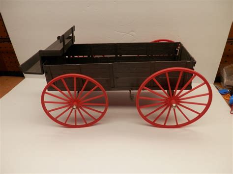 Vintage Johnny West Covered Wagon As Is With Original Box Ebay