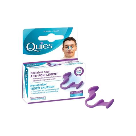 Quies Anti Ronflement Dilatateur Nasal Grand Anti Ronflement Quies