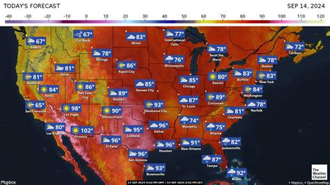 Current Weather Map Usa Map Of The World - Map