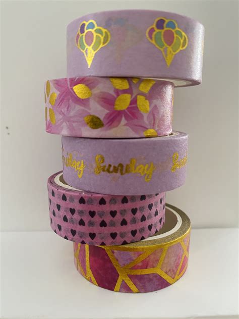 Washi Tape Set X 5 Modelo 3 Paperstop