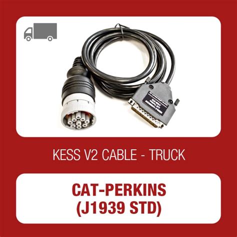 Alientech Kessv2 Cat And Perkins J1939 Std 9 Pin Round Diagnostic