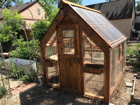 Greenhouse Plans for the Backyard. DIY How to Build a Greenhouse Access ...