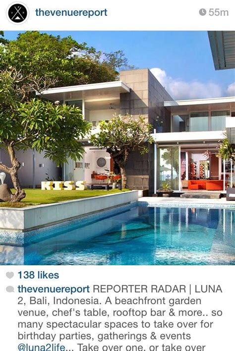 Luna 2 Bali Garden Venue Rooftop Bar Beachfront