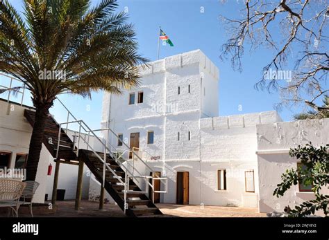 Fort Namutomi in the Etosha National park operated by Namibia Wildlife Resorts (NWR Stock Photo ...