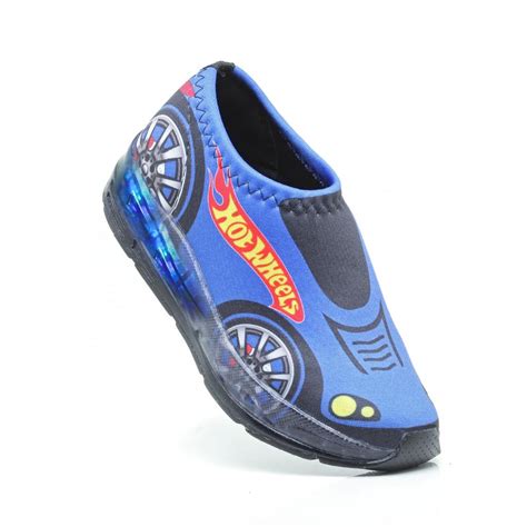 Tenis Led Infantil HOT WHEELS Tenis Pisca Pisca Calce Facil Shopee Brasil