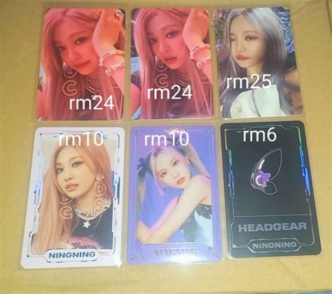 Wts Aespa Ningning Girls Life Too Short Treka Trading Card Pc Photocard