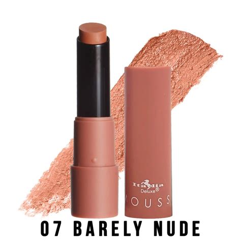 Labial Mousse Matte Tono Barely Nude Italia Deluxe Hadmadi