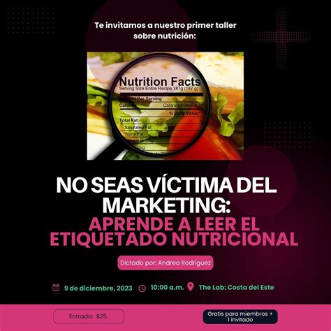 Aprende A Leer El Etiquetado Nutricional THE LAB