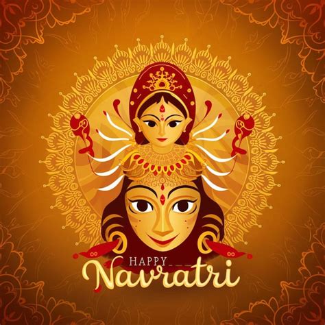 Vector Illustration Of Happy Durga Puja Festival Background For India