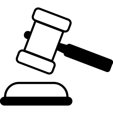 Gavel Law Black Icon Png And Svg Vector Free Download