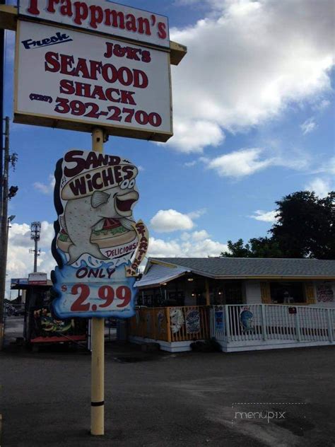 Menu Of J K Seafood Shack In Largo Fl