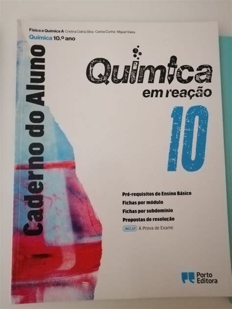 Caderno De Atividades Química 10 º Ano Torres Novas Santa Maria Salvador E Santiago • Olx