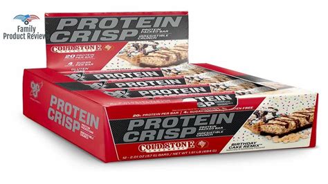 Bsn Protein Crisp Bar By Syntha 6 Low Sugar Whey Protein Bar 20g Of Protein Birthday Cake Remix