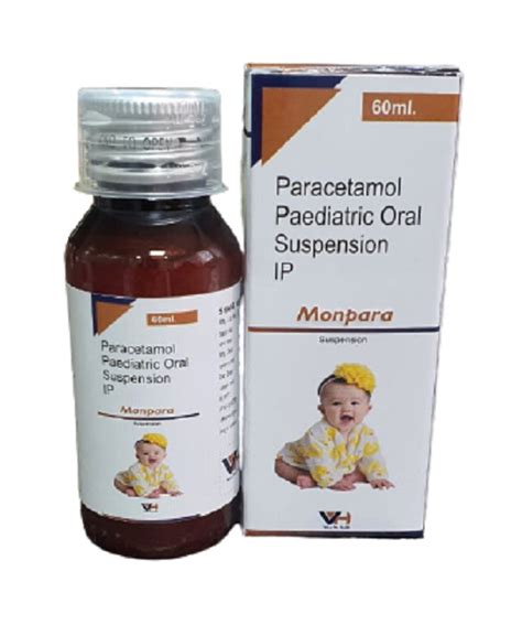 Syrup Paracetamol Mg Suspension For Clinical Packaging Size Ml