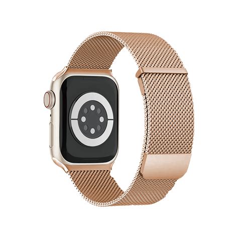 Rose Gold Milanese Loop Apple Watch Bands Australia Ozstraps