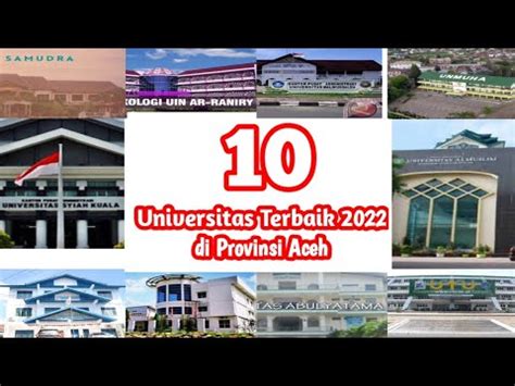 Inilah Universitas Terbaik Di Provinsi Aceh Unsyiah Unimal Unsam